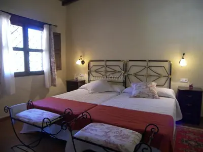 Cama o camas de una habitación en Casa Rural Josefina 1 y 2