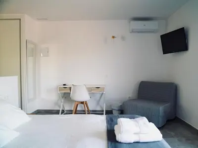 Cama o camas de una habitación en Casa rural Atalanta de la Vera