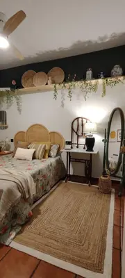Cama o camas de una habitación en El 6 De Busquet
