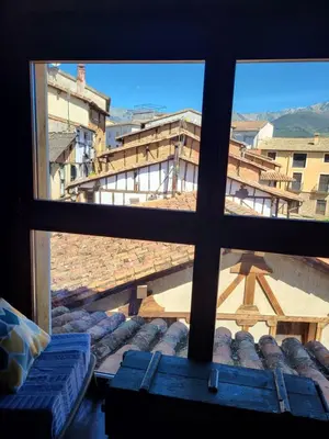 Un balcón o terraza de Casa Rural: La casa El cura