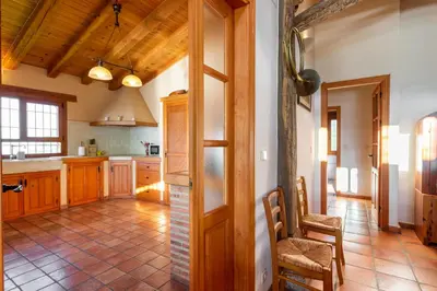 Una cocina o zona de cocina en LA MOGORRA