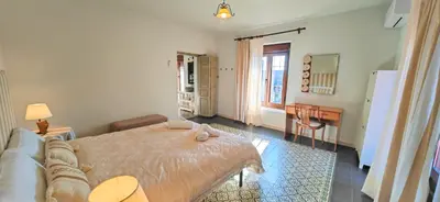 Cama o camas de una habitación en Teralba 1 Casa Rural