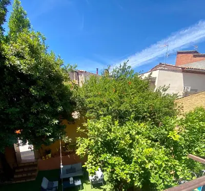 Jardín al aire libre en CASA LAS HERRERA