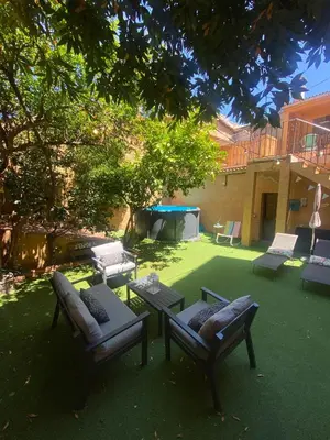 Jardín al aire libre en CASA LAS HERRERA