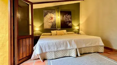 Cama o camas de una habitación en Casa Rural La Cordonera