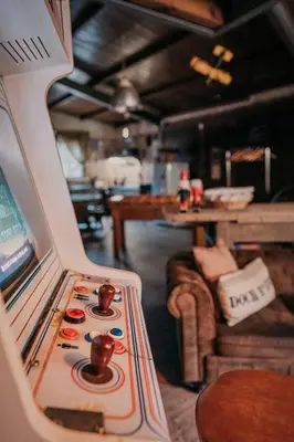 Una cocina o zona de cocina en LARCADE Loft Industrial-Jacuzzi
