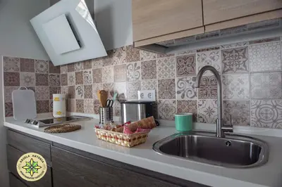 Una cocina o zona de cocina en AT la abuela Antonia- Ca Pablo