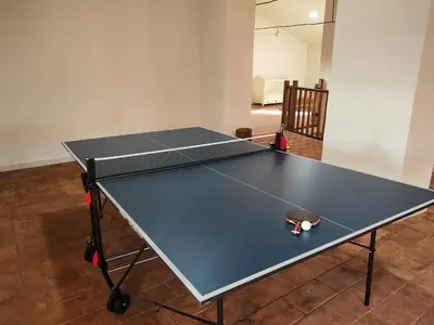 Instalaciones para jugar al ping pong en Casa Rural Teralba o alrededores