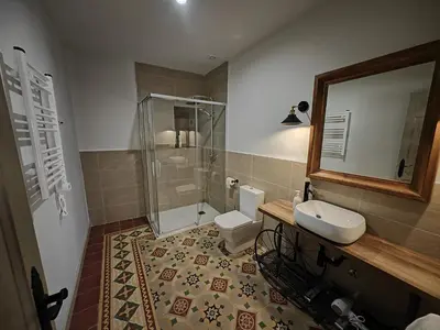 Un baño de Casa Rural Teralba