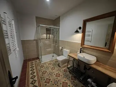 Un baño de Casa Rural Teralba