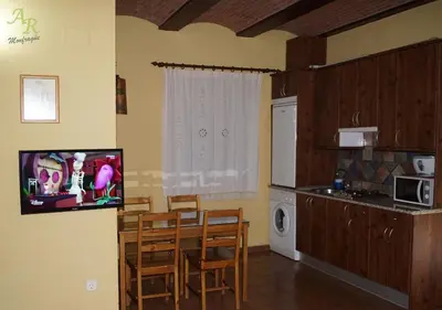 Una cocina o zona de cocina en Apartamentos Rurales Monfragüe