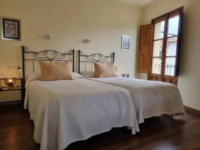 Cama o camas de una habitación en Los Cuatro Caños
