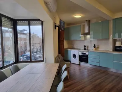 Una cocina o zona de cocina en Los Cuatro Caños