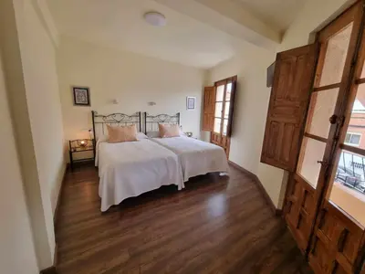 Cama o camas de una habitación en Los Cuatro Caños