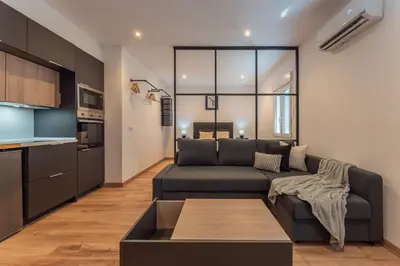 Zona de estar de Apartamentos Turísticos Jardín del Albarregas