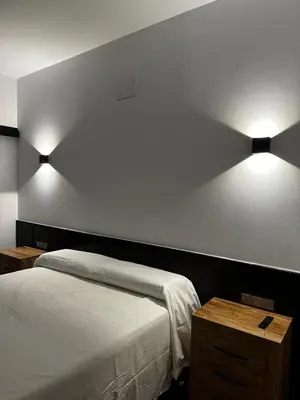Cama o camas de una habitación en Hotel Rural Irina