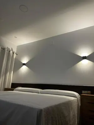 Cama o camas de una habitación en Hotel Rural Irina