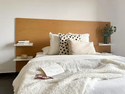 Cama o camas de una habitación en CASA VISTA SIERRA