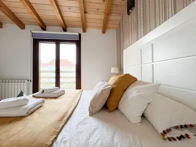 Cama o camas de una habitación en CASA VISTA SIERRA