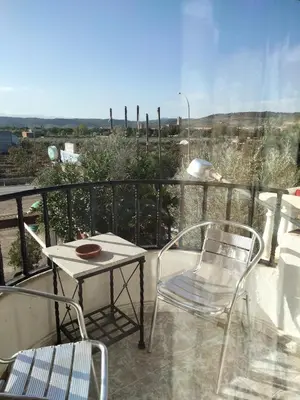 Un balcón o terraza de Hostal Restaurante El Labrador