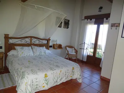 Cama o camas de una habitación en Altillo del Aravalle