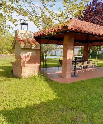 Jardín al aire libre en Granja de Cantarinas