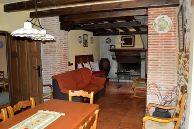 Zona de estar de Granja de Cantarinas