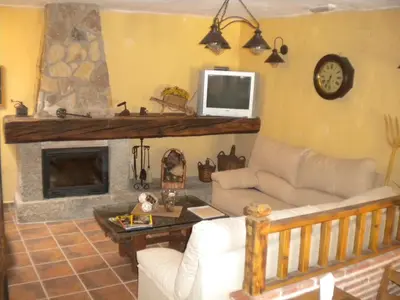 Zona de estar de Hostal Rural Las Cuatro Calles