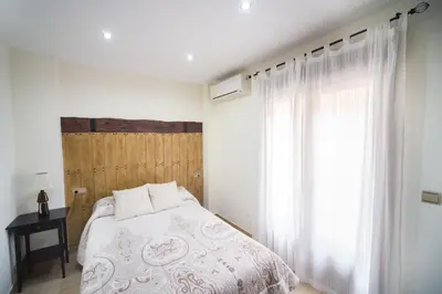 Cama o camas de una habitación en Los Toneles
