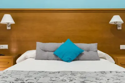 Cama o camas de una habitación en Imperial Merida