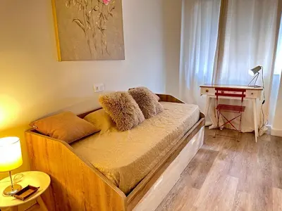 Zona de estar de La Casita de Tita