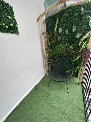 Jardín al aire libre en La Casita de Tita