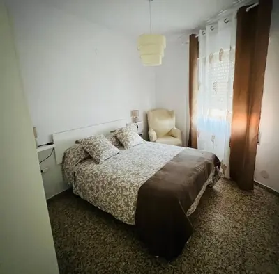Cama o camas de una habitación en Apartamento Almazara