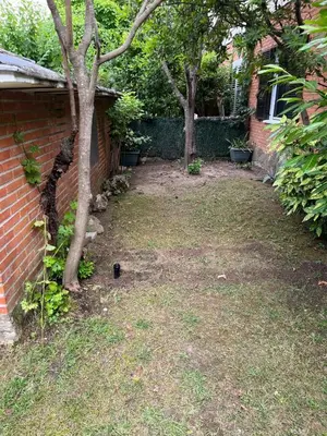 Jardín al aire libre en Villa Herrero
