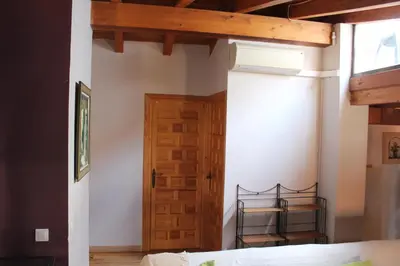 Cama o camas de una habitación en Ático aires de gredos