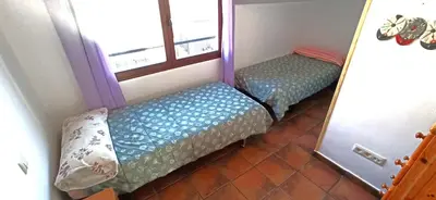 Cama o camas de una habitación en La Higuera de Gredos