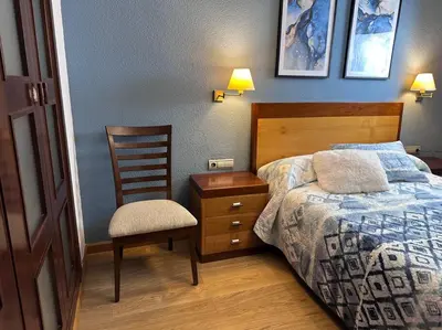 Cama o camas de una habitación en Arte y Vías Salamanca - PARKING GRATIS