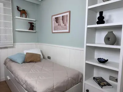 Cama o camas de una habitación en Arte y Vías Salamanca - PARKING GRATIS