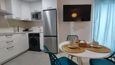 Una cocina o zona de cocina en Alojamientos Rurales Las Candelas