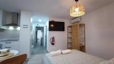 Cama o camas de una habitación en Alojamientos Rurales Las Candelas