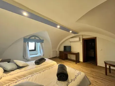 Cama o camas de una habitación en Casa Palacio El Trasquilon