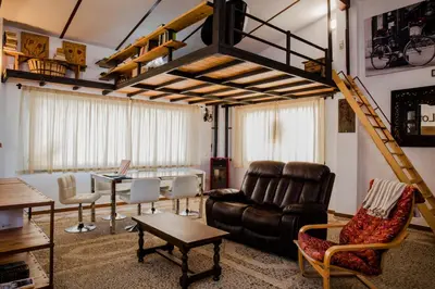 Zona de estar de Apartamento Loft La Encina