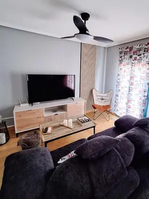 Una televisión o centro de entretenimiento en Apartamento Turístico El Canalizo I