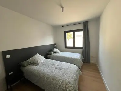 Cama o camas de una habitación en Piquillo 20