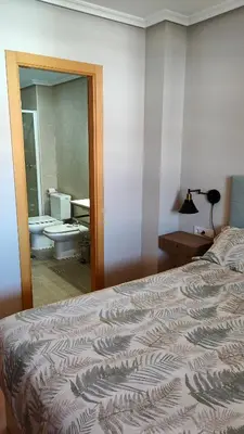 Cama o camas de una habitación en El sitio de mi Recreo en Béjar