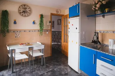 Una cocina o zona de cocina en La Perla de Montánchez