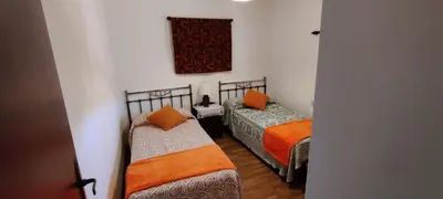Cama o camas de una habitación en Casa El Rostro