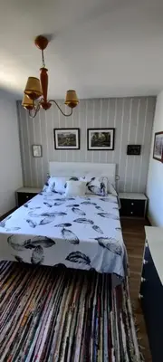 Cama o camas de una habitación en Casa El Rostro