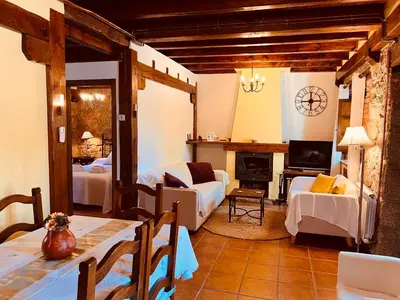 Cama o camas de una habitación en Villa Revolcona