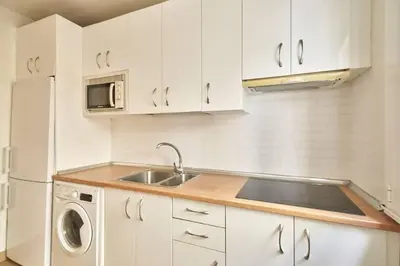 Una cocina o zona de cocina en Apartamento Torre de la Clerecía centro
